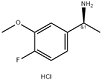 (S)-1-(4-Fluoro-3-methoxyphenyl)ethanamine hydrochloride