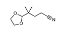 4-(1,3-dioxolan-2-yl)-4-methylpentanenitrile