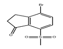4-溴-7-(甲砜基)-1-茚满酮